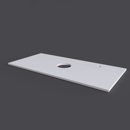 Столешница Grossman Флай 501001 100х50 накладная цвет белый