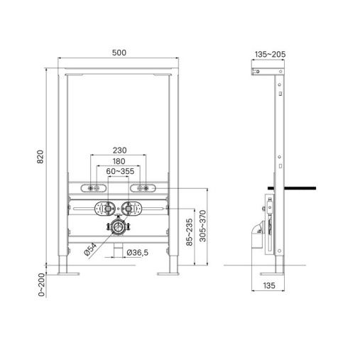 Инсталляция для биде IDDIS Profix PROB000i32 - фото 2