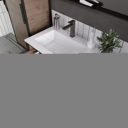 Тумба под раковину Grossman Лофт 1090012 90х50 подвесная цвет коричневый