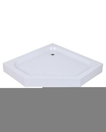 Душевой поддон акриловый Agger A03-090TCR/T 90х90 белый с ножками и каркасом