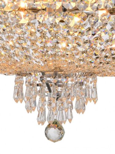 Люстра на штанге Natali Kovaltseva Barocco (Бароццо) BAROCCO 81404/8C CHROME - фото 3