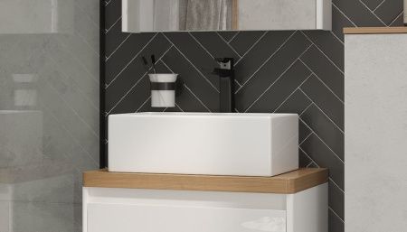 Раковина из сантехнического фаянса Velvex 7072 50х20 накладная цвет белый без отверстий под смеситель