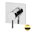 Смеситель для душа Remer Metrica MC30QDO встраиваемый в стену золото