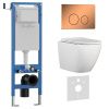 Комплект унитаз с инталляцией и клавишей смыва Iberica Blanca BILBAO ALTO IB.001M.BLA.231.8171