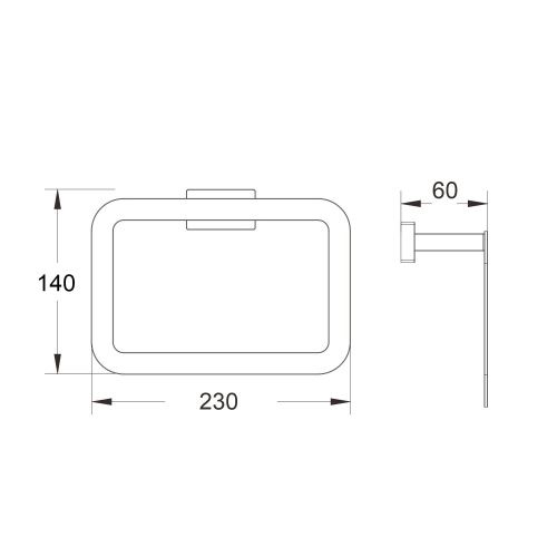 Кольцо для полотенец Shevanik SG56T SG5606T - фото 3