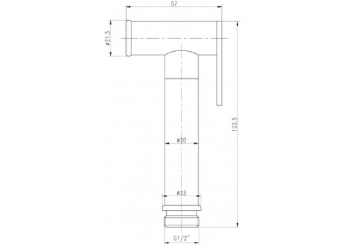 Гигиенический душ со смесителем Aquanet Static 00257147 хром - фото 5
