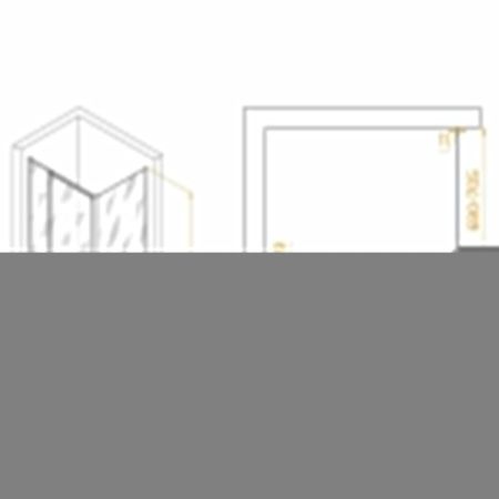 Душевой уголок RGW Passage 350807897-11 90х70 стекло прозрачное профиль хром без поддона