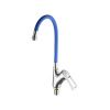 Смеситель для кухни Fashun A4466+A7253 на мойку хром/синий