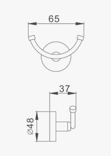 Крючок D-Lin D282100 - фото 2