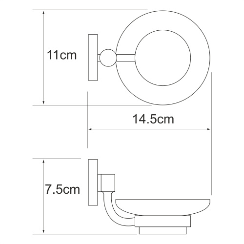 Мыльница WasserKRAFT 6229 - фото 5