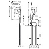 Смеситель для кухни Hansgrohe Talis Select S 73867000 на мойку хром
