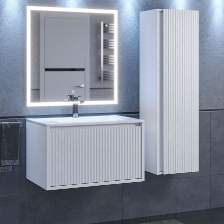 Тумба под раковину Uperwood Next Premium 3930205152 70х50 подвесная цвет белый