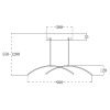 Светильник подвесной Escada Skyline (Скылине) 10212/S LED Black