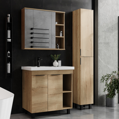 Шкаф-пенал Onika Легран 403083 30х25х190 - фото 5