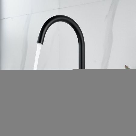 Смеситель для кухни Raffine F108H на мойку черный