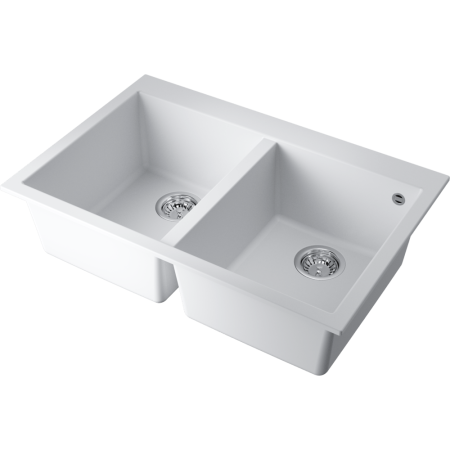 Кухонная мойка Omoikiri Bosen 80-2 4993839 80х53 цвет белый