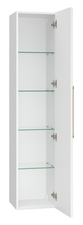 Шкаф-пенал Brevita Alicante ALI-05035-01 40х170 подвесной цвет белый