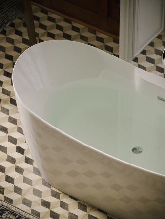 Ванна акриловая Sancos Jazz FB17 170х80 отдельностоящая овальная с каркасом