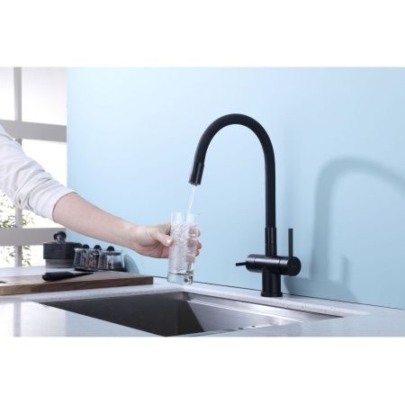 Смеситель для кухни Splenka S70 S70.64.06 на мойку черный