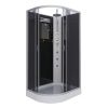 Душевая кабина Niagara Classic 35121433RBKTG 120х80 асимметричная без крыши ориентация правая