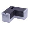 Линейный модульный светильник L-образный Uniel ULO ULO-N11L-8W/6500K/90D IP40 BLACK
