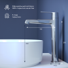 Смеситель для раковины RGW Shower Panels (Шоувер панелс) 511405311-01 на столешницу хром