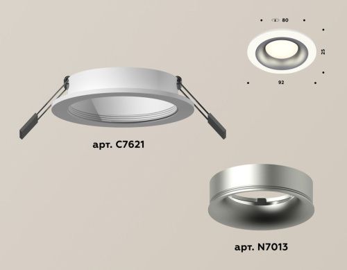 Светильник встраиваемый Ambrella Light Techno (Тецхно) XC7621004 - фото 2