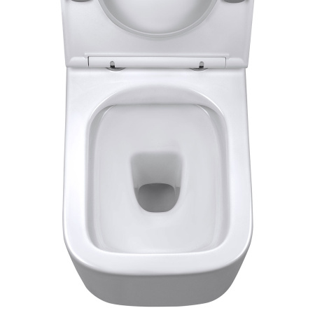 Унитаз подвесной Vincea Ultra VT1-32 белый с сиденьем микролифт безободковый душевой смыв