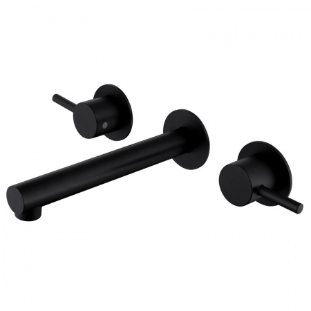 Смеситель ABBER Emotion AF88121B встраиваемый в стену черный матовый