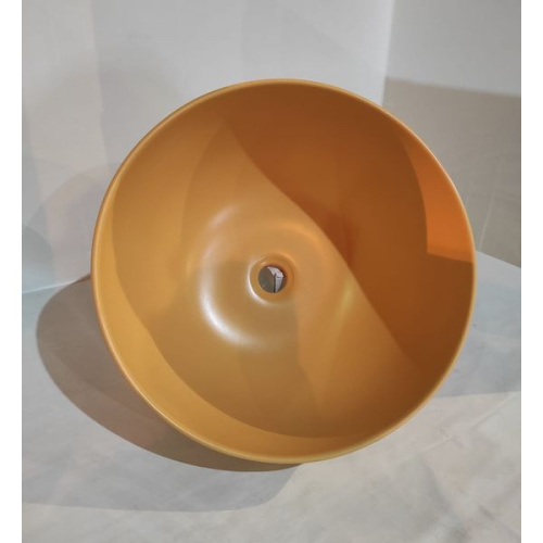 Раковина White Ceramic Dome 45 см W0307OC накладная цвет оранжевый матовый