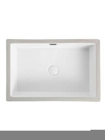 Раковина из сантехнического фарфора Orange B02-600W 60х40 встраиваемая цвет белый