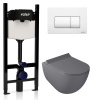Комплект унитаз с инсталляцией Valsir KIT VSWM 7317GM Slim P1