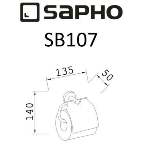 Бумагодержатель Sapho SAMBA SB107 - фото 2