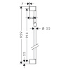 Душевая штанга Hansgrohe Unica 26506000 хром