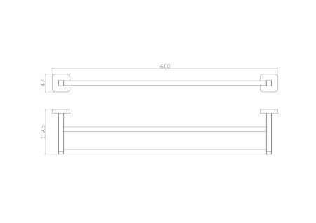 Полотенцедержатель Wonzon & Woghand Still WW-6611