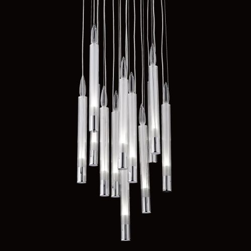 Светильник подвесной Delight Collection Candle (Цандле) P68094-13 chrome - фото 3