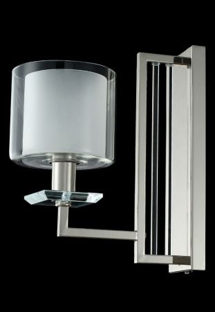 Бра Crystal Lux Nicolas (Ницолас) NICOLAS AP1 NICKEL/WHITE