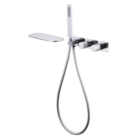 Смеситель для ванны и душа Abber Rund AF8731 встраиваемый в стену хром