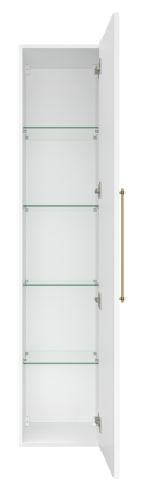 Шкаф-пенал Brevita Alicante ALI-05035-01 40х170 подвесной цвет белый