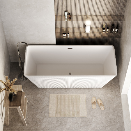 Ванна акриловая Grossman Cristal GR-2022M 170х75 отдельностоящая прямоугольная с каркасом