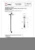 Кронштейн для верхнего душа AQG 12STY0120 хром