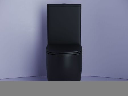 Унитаз напольный с бачком Ceramica Nova METROPOL CN4001MB черный с сиденьем микролифт безободковый душевой смыв