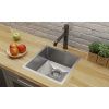 Кухонная мойка Grandex Aqua PROLINE 44 303413 45х45 цвет серый поверхность матовая