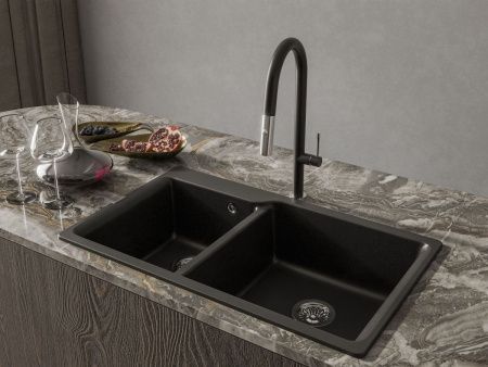 Смеситель для кухни Rivelato 3972500 nero cromo на мойку черный/хром