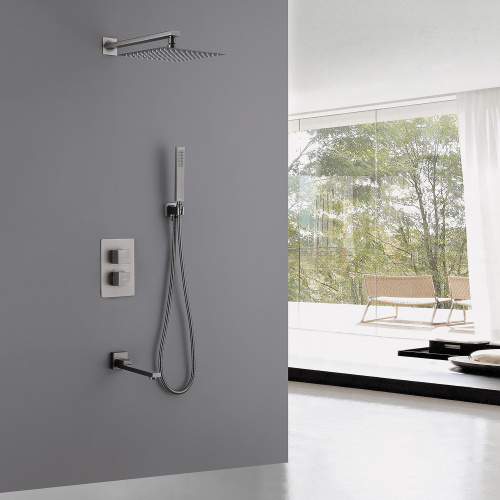 Душевая система ABBER AF8250NG встраиваемая в стену с термостатом - фото 2