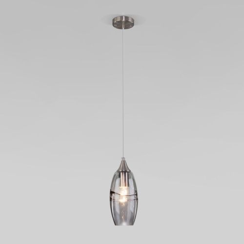 Светильник подвесной Eurosvet Lotus (Лотус) 50222/1 дымчатый - фото 2