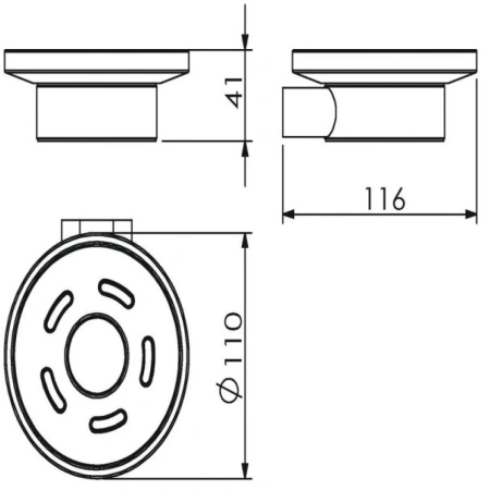 Мыльница Langberger LUGANO 24015C