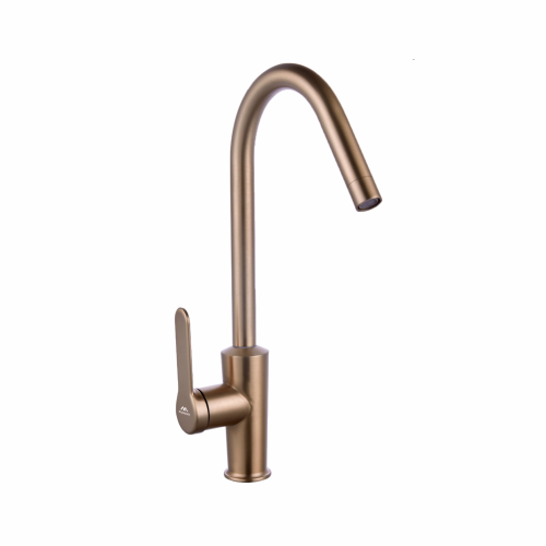 Смеситель для кухни Fashun A54025-21 на мойку бронза - фото 2