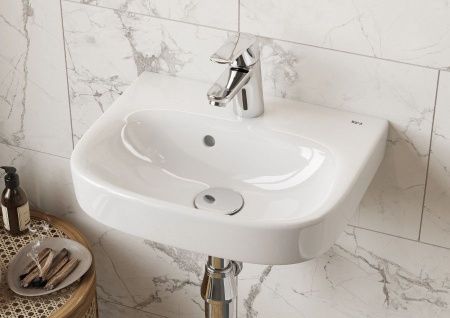 Раковина из сантехнического фарфора Roca Debba 7327998000 40х30 подвесная цвет белый