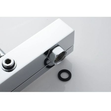 Душевая стойка Knotlor KN-23 настенная цвет хром